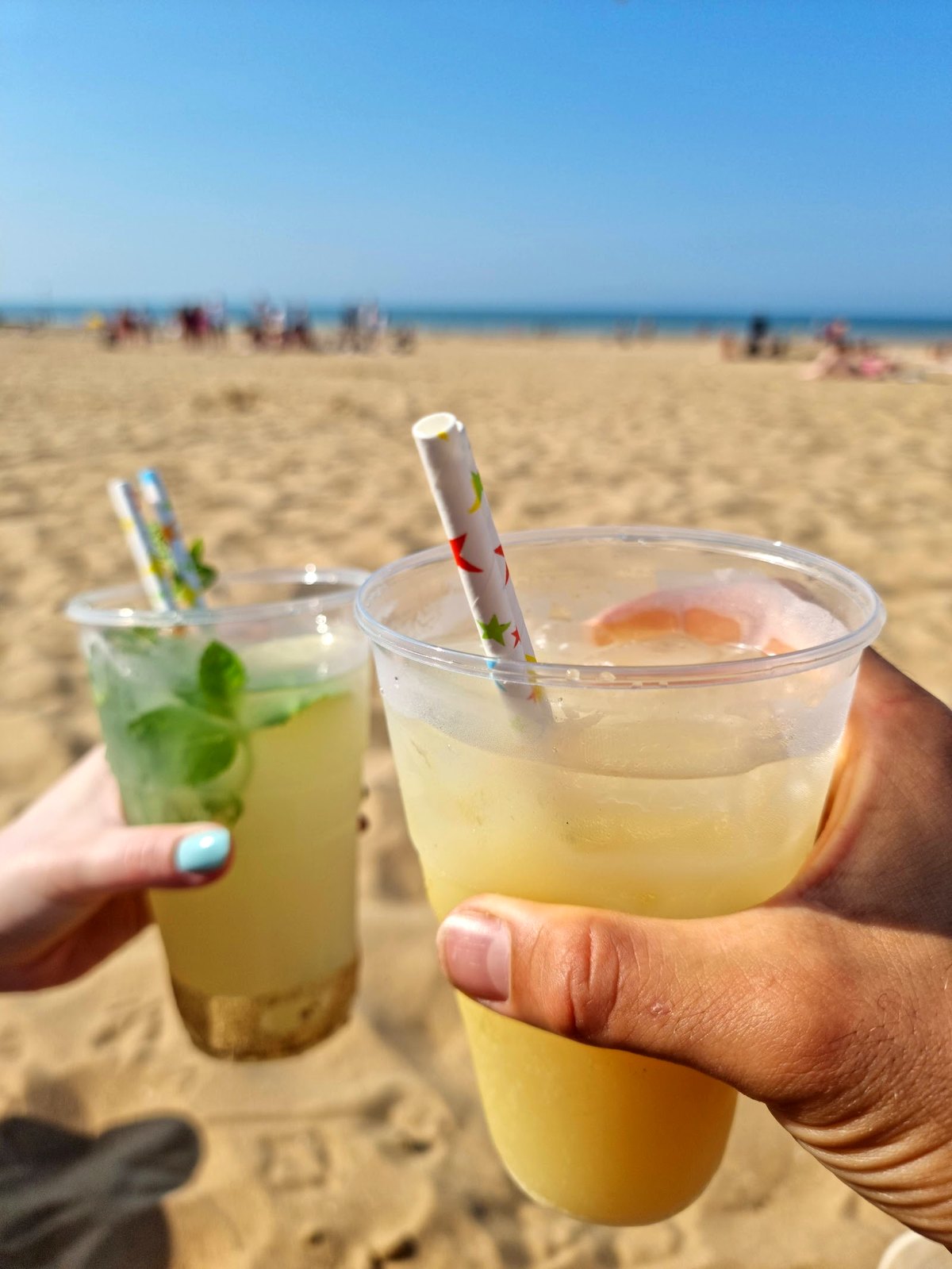 Cocktails on the beach